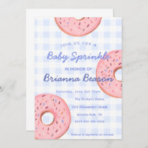 Genderneutraal, Gingham & Donuts Baby Sprinkle