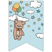 Genderneutraal groen welkom Baby Baby shower Vlaggetjes (Eerste vlag)