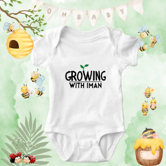 Genderneutraal islamitisch citaat Slogan Boy Girl Romper