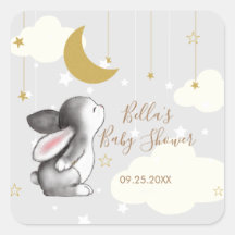 Genderneutraal Moon Star Cloud Baby shower