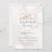 Genderneutraal op Cloud Nine Baby shower Kaart (Voorkant)
