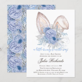 Genderneutraal Paashaas baby shower Kaart