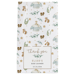 Genderneutraal  speelgoed Baby shower Dank u wel Klein Cadeauzakje