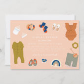 Genderneutrale Baby cadeaudisplay Kaart (Voorkant)