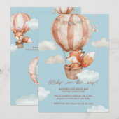 Genderneutrale Baby shower uitnodiging (Voorkant / Achterkant)