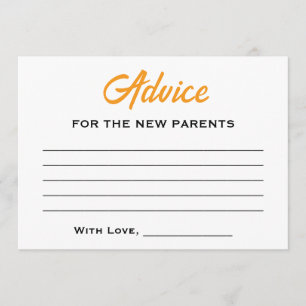 Genderneutrale citrus een beetje schattig Baby sho Advieskaart