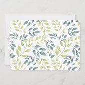 Genderneutrale waterverf safari oerwoud kaart (Achterkant)