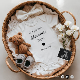  genderneutrale zwangerschapsaankondiging feestdagenkaart