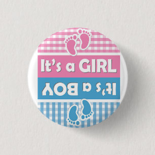 Genderonderzoek Ronde Button 3,2 Cm
