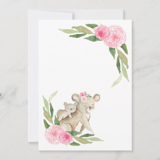 Genderonthulling / Blank Pastel Aankondiging (Voorkant)