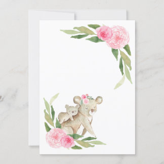 Genderonthulling / Blank Pastel Aankondiging