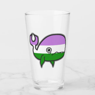 Genderqueer-angstig, maar geperste walvis glas