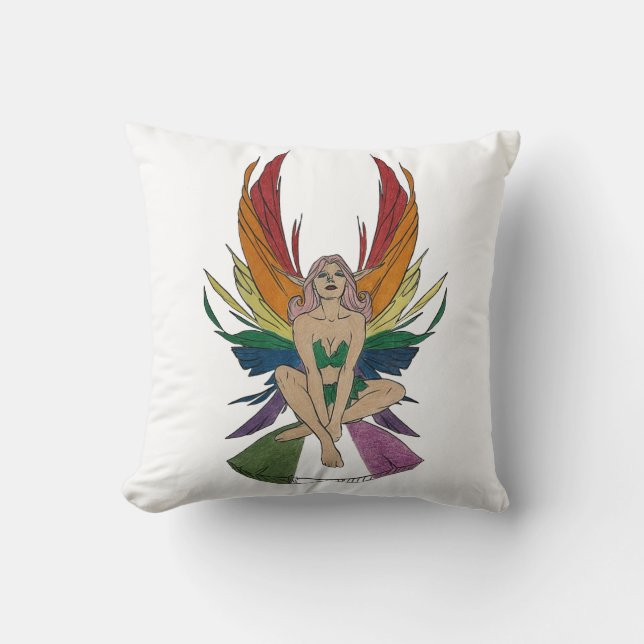 Genderqueer Faerie Kussen (Voorkant)