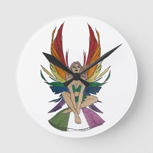 Genderqueer Faerie Ronde Klok (Voorkant)