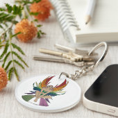 Genderqueer Faerie Sleutelhanger (Voorkant Rechts)