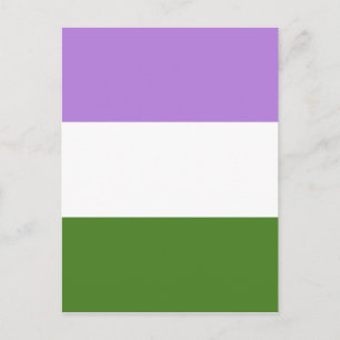 Genderqueer Flag Briefkaart