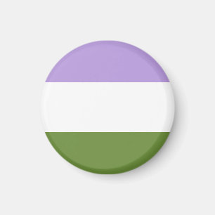 Genderqueer Flag Magnet Magneet