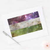 Genderqueer nebula flag stickers (Envelop)