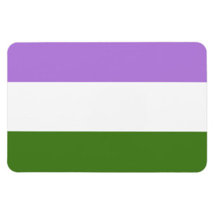 GENDERQUEER ORIGINELE VLAG - .PNG MAGNEET