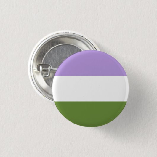 Genderqueer Pride Button (Voorkant /achterkant)
