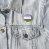 Genderqueer Pride Button (In situ)