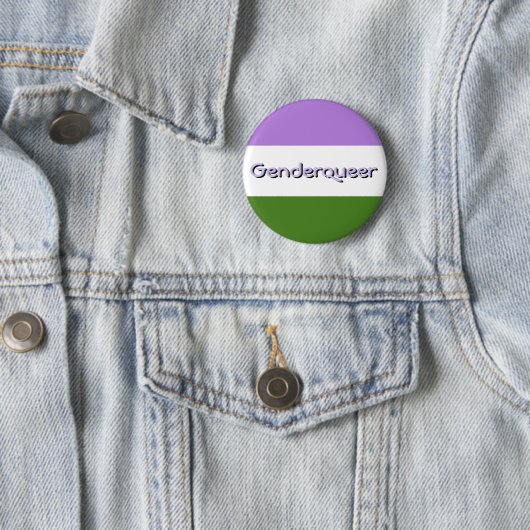 Genderqueer Pride Button (In situ)