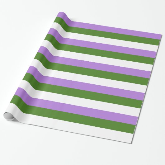 GENDERQUEER PRIDE CADEAUPAPIER (Uitgerold)
