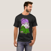 Genderqueer Pride Flag Wild Boars T-shirt (Voorkant volledig)