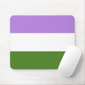 Genderqueer Pride Muismat (Met muis)