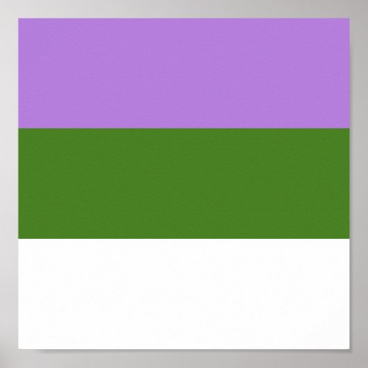 GENDERQUEER PRIDE POSTER (Voorkant)