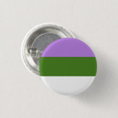 GENDERQUEER PRIDE RONDE BUTTON 3,2 CM (Voorkant /achterkant)