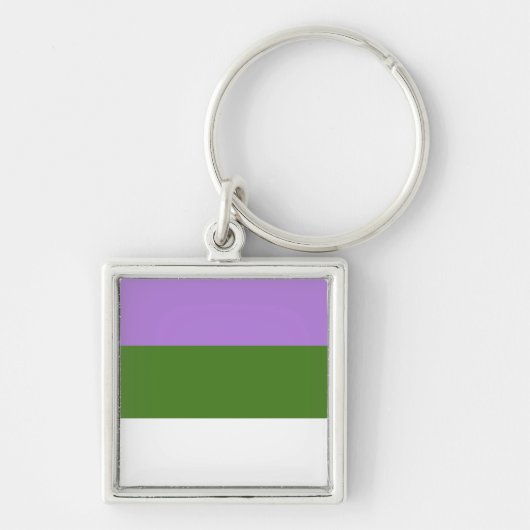 GENDERQUEER PRIDE SLEUTELHANGER (Voorkant)