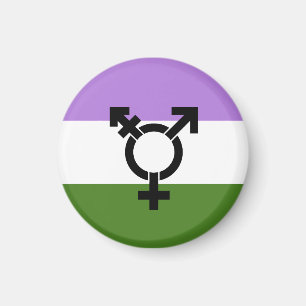 Genderqueer Pride Vlag Magneet
