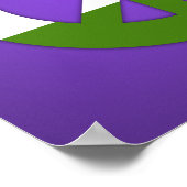 Genderqueer Pride-vlag Poster (Hoek)