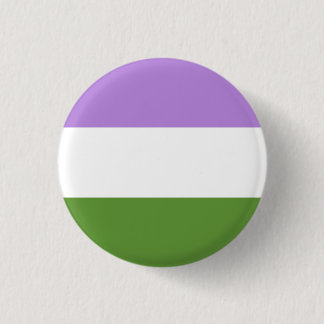 Genderqueer pride vlag! ronde button 3,2 cm