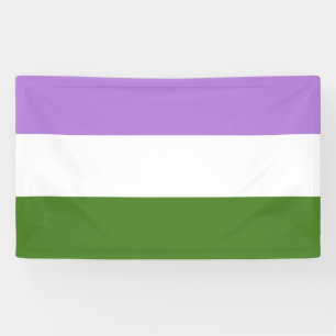 Genderqueer Pride Vlag Spandoek