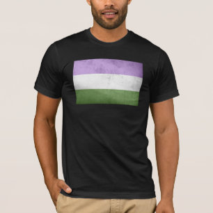 Genderqueer Pride-vlag T-shirt