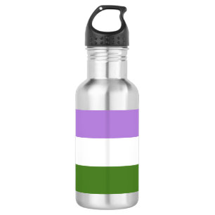 Genderqueer Pride-vlag Waterfles