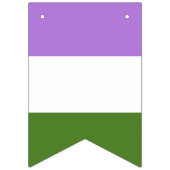 Genderqueer-pridevlag banner (Eerste vlag)