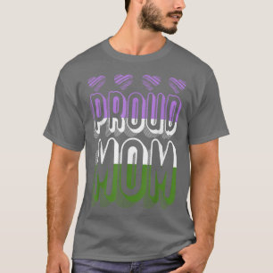Genderqueer Proud Mam Pride Mon T-shirt
