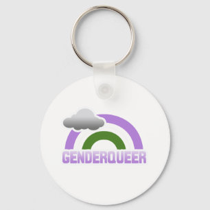 GENDERQUEER RAINBOW SLEUTELHANGER