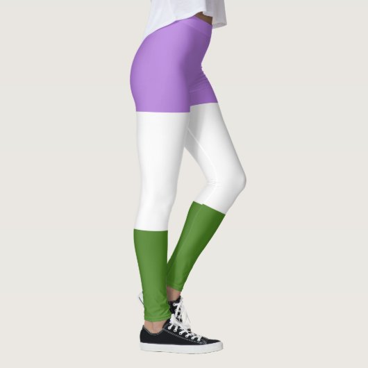 GenderQueer vlag Leggings (Rechts)