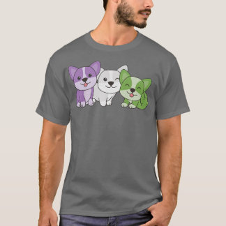 Genderqueer Vlag Pride Lgbtq Honden Genderqueer Co T-shirt