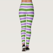 Genderqueer Vlag Smalle Streep Leggings (Achterkant)