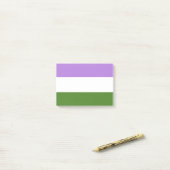Genderqueerprijs Post-it® Notes (Op bureau)
