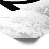 Gendervloeibaar Vrouw en mannelijk geslacht symboo Poster (Hoek)