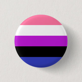 Gendervloeide Pride Button