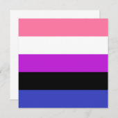 Gendervloeide Pride Flag (Voorkant / Achterkant)