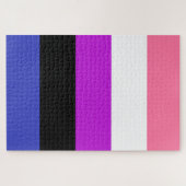 Gendervloeide Pride Flag Legpuzzel (Horizontaal)