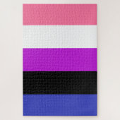 Gendervloeide Pride Flag Legpuzzel (Verticaal)